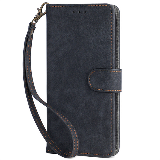 [With Card Slot] Samsung Galaxy XCover7 Pro - Multi Functional Buckle Flap Wallet Series Case With Lanyard - i-Station Mobile Phone & Electronic Device Repair and Accessories
