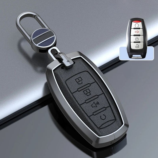 Great Wall Zinc Alloy Leather Car Key Fob Case Cover For GWM Cannon (Pao) Passenger, Commercial