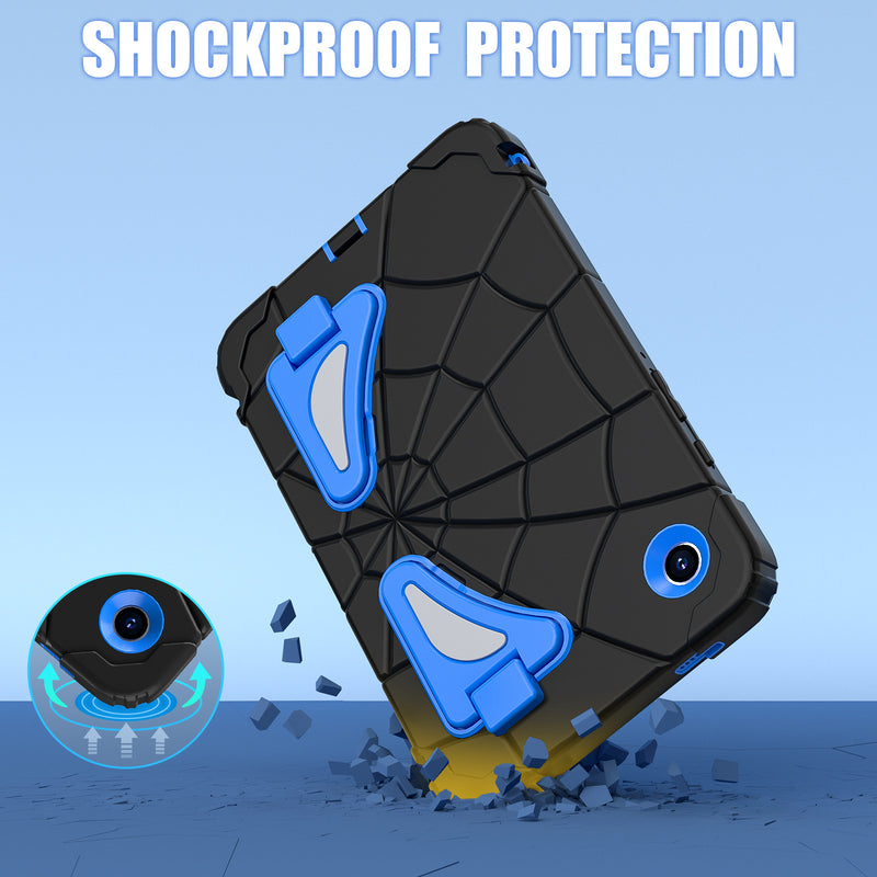 Load image into Gallery viewer, [Built-in Stand] Samsung Galaxy Tab A9 8.7“ (2023) Spiderman Cartoon Kids Full-cover Silicone Shockproof Case
