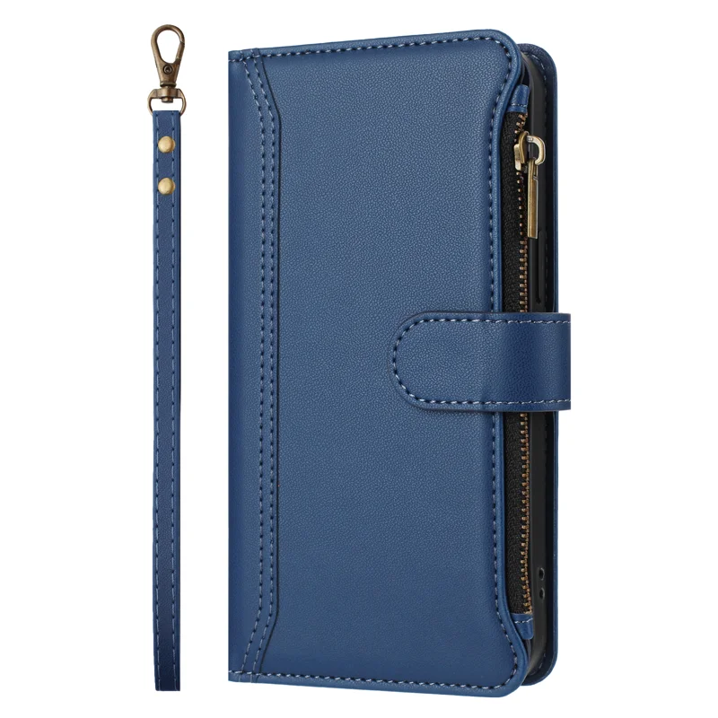 Load image into Gallery viewer, [With Card Slot] VIVO V50 5G - Multifunctional Flip Phone Case With Magnetic Closure &amp; Wrist Strap - i-Station Mobile Phone &amp; Electronic Device Repair and Accessories
