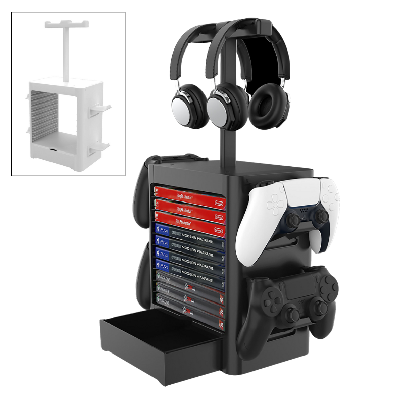 Load image into Gallery viewer, Xbox Wireless Controller Game Disc Storage Box Headphone Holder Stand
