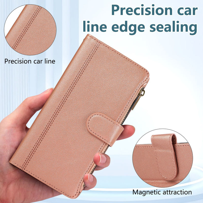 Load image into Gallery viewer, [With Card Slot] OPPO A3 Pro 5G - Full-Cover Leather Flip Case With Magnetic Closure
