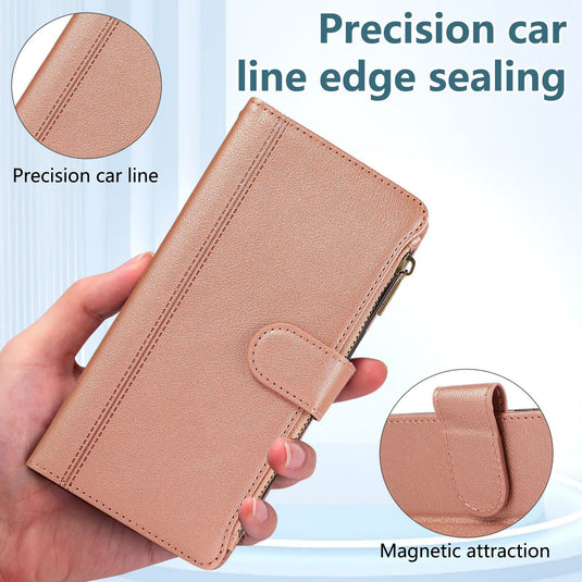 [With Card Slot] OPPO A3 Pro 5G - Full-Cover Leather Flip Case With Magnetic Closure