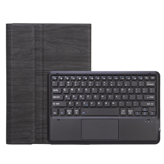 Microsoft Surface Pro 9/10/11 - Wood Grain Full Covered Flip Case With Wireless Bluetooth Touch Keyboard
