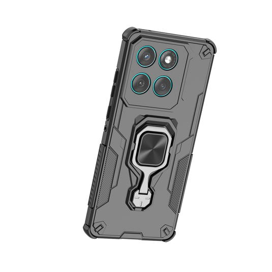 [Built-in Ring Bracket] Motorola Moto Edge 60 Pro/Fusion Mecha-style Anti-slip Protective Hard Heavy Duty Series Case