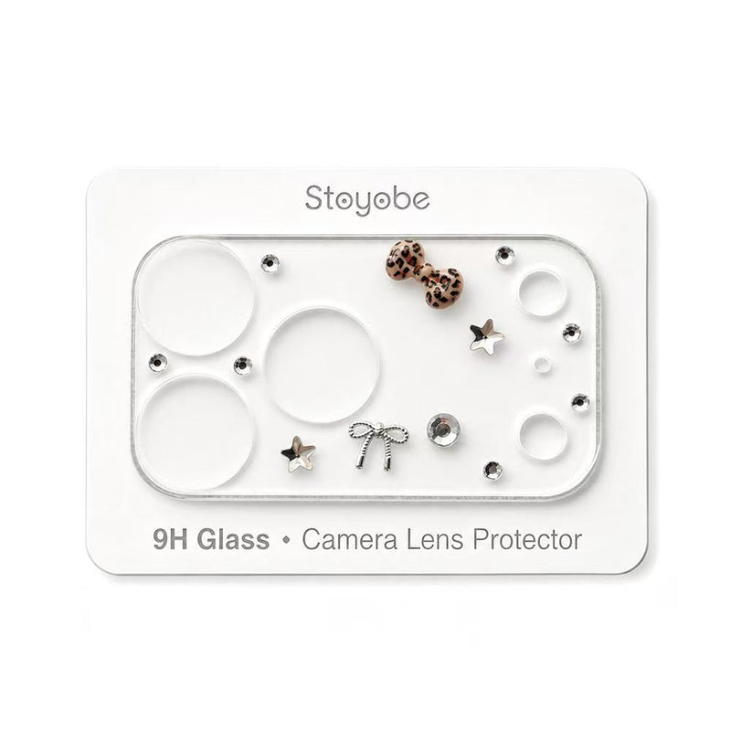 Load image into Gallery viewer, Apple iPhone 17 Pro - Back Rear 9H Tempered Glass Luxury Crystal Diamond Camera Lens Protector
