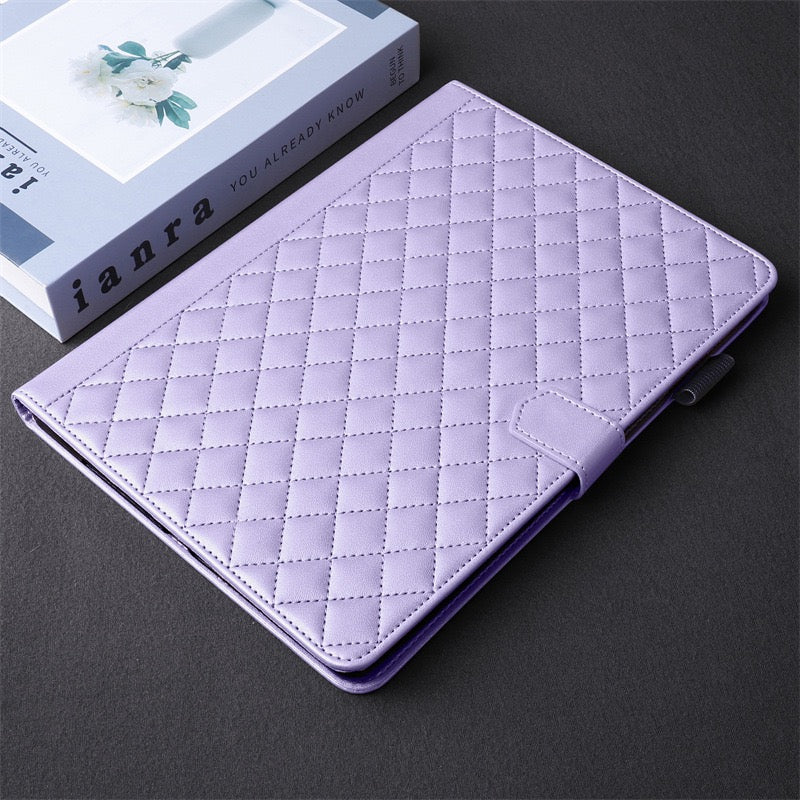 Load image into Gallery viewer, [With Card Slot] Samsung Galaxy Tab S9/S9 FE 11&quot; - Soft Leather Flip Cover With Clasp Case
