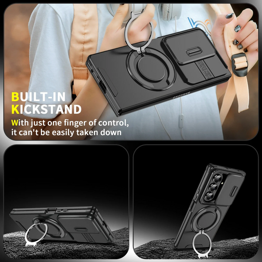 [Built-in Kickstand] Samsung Galaxy Z Fold7 (SM-F966) - Rugged Shockproof Heavy Duty Series Case - i-Station Mobile Phone & Electronic Device Repair and Accessories