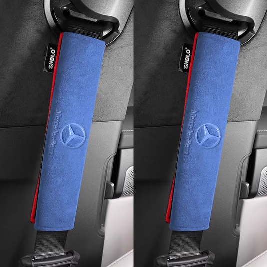 Mercedes-Benz Car Interior Accessory Suede Seat Belt Shoulder Pad for GLC, GLB, GLA, AMG, C-Class