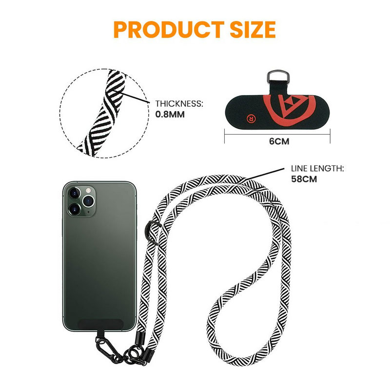 Load image into Gallery viewer, REDEFINE Universal Crossbody Cell Phone Lanyard Round Rope Diameter 8mm - i-Station Mobile Phone &amp; Electronic Device Repair and Accessories
