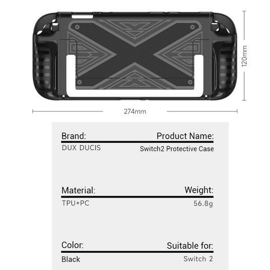 Nintendo Switch 2 (2025) Detachable Full-Coverage Shockproof TPU Soft Case