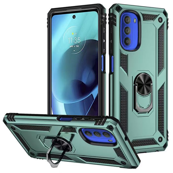 Load image into Gallery viewer, [Built-in Ring Bracket] Motorola Moto G71 5G Anti-slip Protective Hard Heavy Duty Series Case
