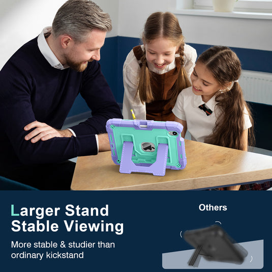 [Built-in Stand][With Shoulder Strap] Apple iPad Air 4/5 10.9'' 4/5th Gen (2020/2022) Kids Full-cover Heavy Duty Case