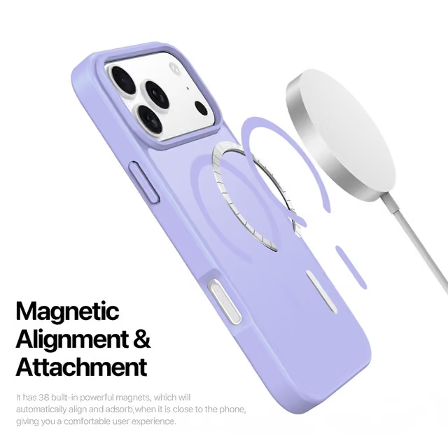 Load image into Gallery viewer, Apple iPhone 17 Pro / 18 Pro Magnetic Shockproof Minimalist Frosted Phone Case
