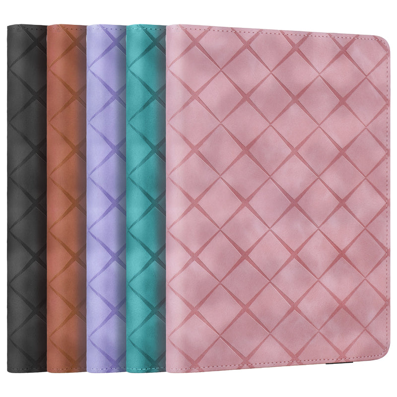Load image into Gallery viewer, [With Card Slot] Samsung Galaxy Tab S10 FE Plus (2025) 13.1&quot; - Diamond Pattern Leather Shockproof Case
