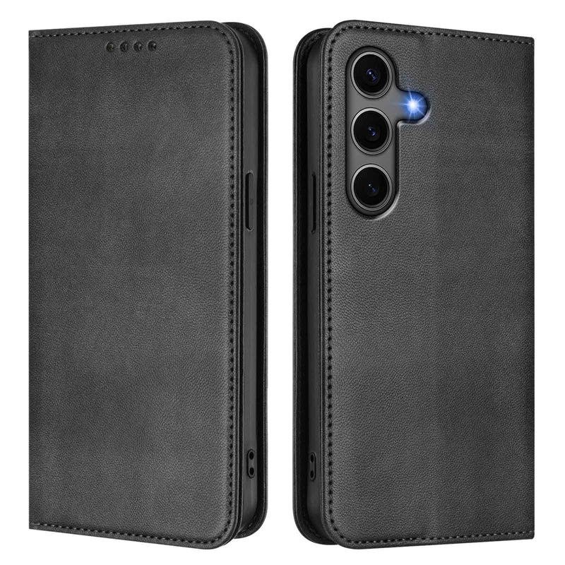 Load image into Gallery viewer, [With Card Slot] Samsung S25/Plus/Ultra/Edge - Multi Functional Leather Flap Wallet Series Case
