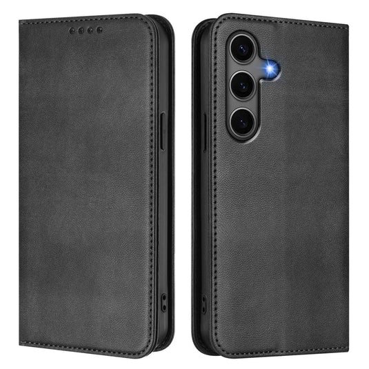[With Card Slot] Samsung S25/Plus/Ultra/Edge - Multi Functional Leather Flap Wallet Series Case