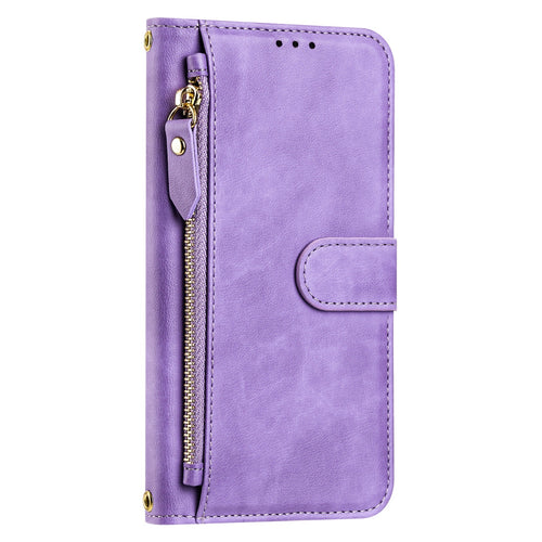 [With Card Slot] VIVO Z5i - Multi Functional Leather Magnetic Closure Filp Wallet Case