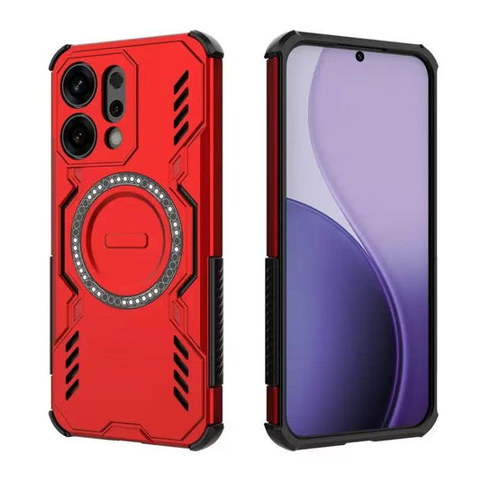 [Magsafe Compatible] OPPO A5 Pro 5G PC + TPU Magnetic Butterfly Armor Case With Hollow Heat Dissipation