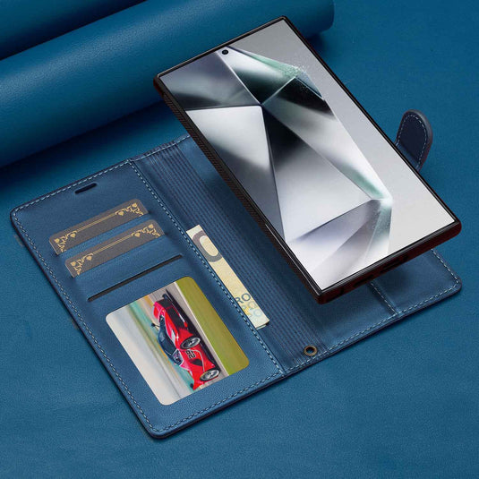 [Detachable][With Lanyard] Samsung Galaxy A16 5G -2-in-1 Magnetic Protective Leather Case - i-Station Mobile Phone & Electronic Device Repair and Accessories