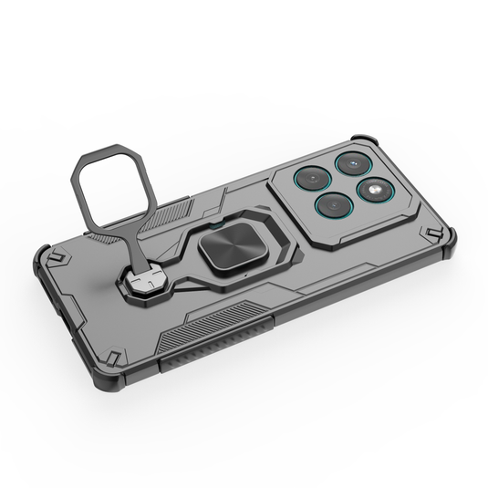 [Built-in Ring Bracket] Motorola Moto Edge 60 Pro/Fusion Mecha-style Anti-slip Protective Hard Heavy Duty Series Case