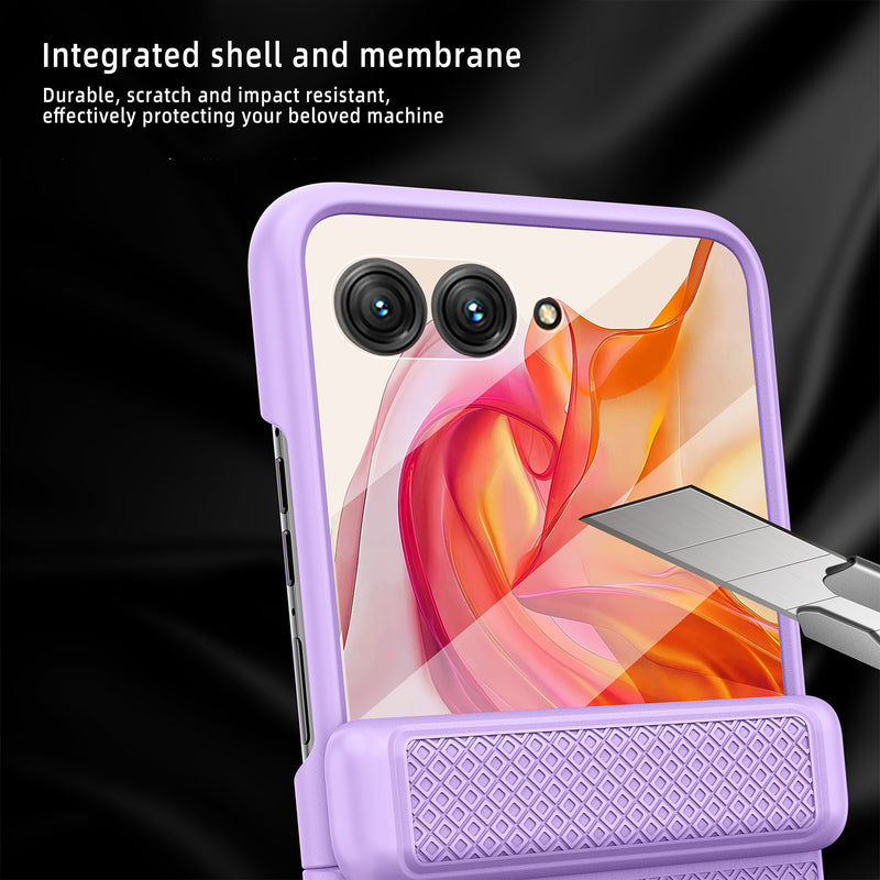 Load image into Gallery viewer, Motorola Moto Razr 50/Ultra Hinge Grid Shockproof Protective Case
