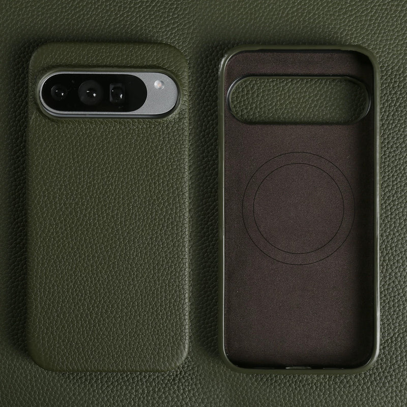 Load image into Gallery viewer, [Magsafe Compatible] Google Pixel 10 / Pro / XL - Premium Cowhide Drop Proof Genuine Leather Series Case
