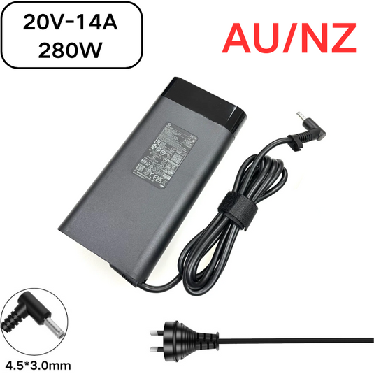 [20V-14A/280W][4.5x3.0] HP Omen 16.1 Gaming Laptop AC power Supply Adapter Charger