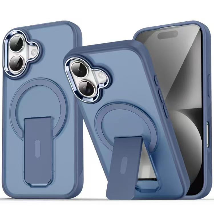 Load image into Gallery viewer, iPhone 17/Pro/Pro Max Matte MagSafe Magnetic Shockproof Heavy Duty Case with kickstand
