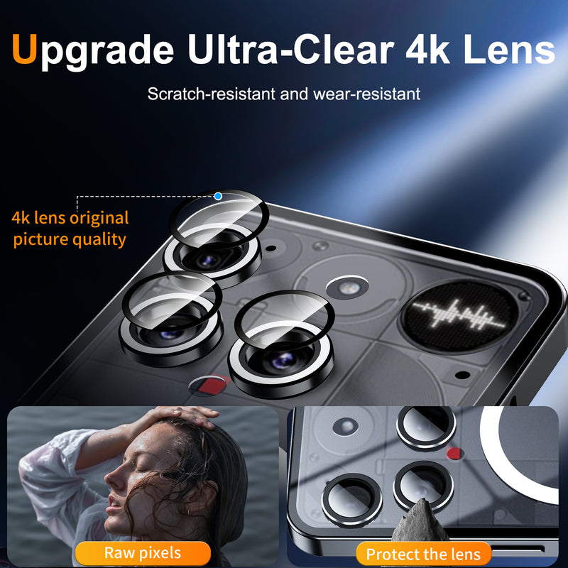 Load image into Gallery viewer, [Magsafe Compatible] Nothing Phone (3) - Transparent Essentials Series Case With Metal Frame
