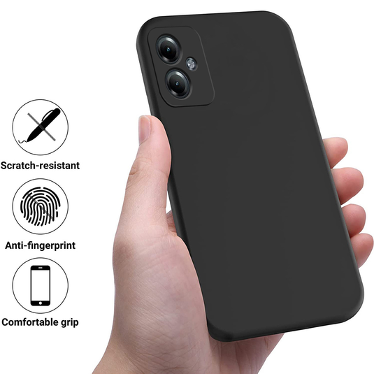 [With Lanyard] Motorola Moto G86/Power - Minimalist Liquid Silicone Shockproof Case