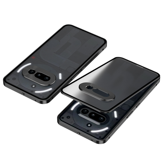 Nothing Phone (3)/(3a)/Pro Metal Frame Snap-On Acrylic Shockproof Phone Case