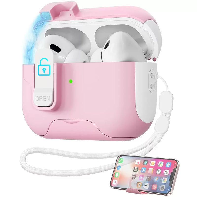 Load image into Gallery viewer, Apple AirPods 4 - Stylish Drop-Proof Case with Secure Lock &amp; Magnetic Lid
