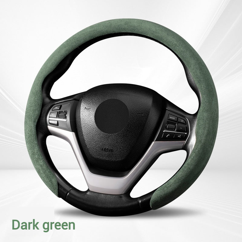 Load image into Gallery viewer, BYD Suede Car Steering Wheel Covers For Qin Plus, Han EV, Song PLUS, Tang DMI, Yuan Pro, Dolphin, Seagull, Seal - i-Station Mobile Phone &amp; Electronic Device Repair and Accessories
