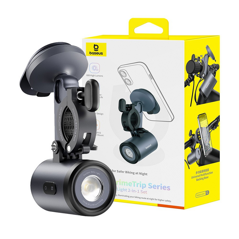 Load image into Gallery viewer, Baseus PrimeTrip Series Dual-Color Bike Light 2-in-1 Set-Cosmic Black
