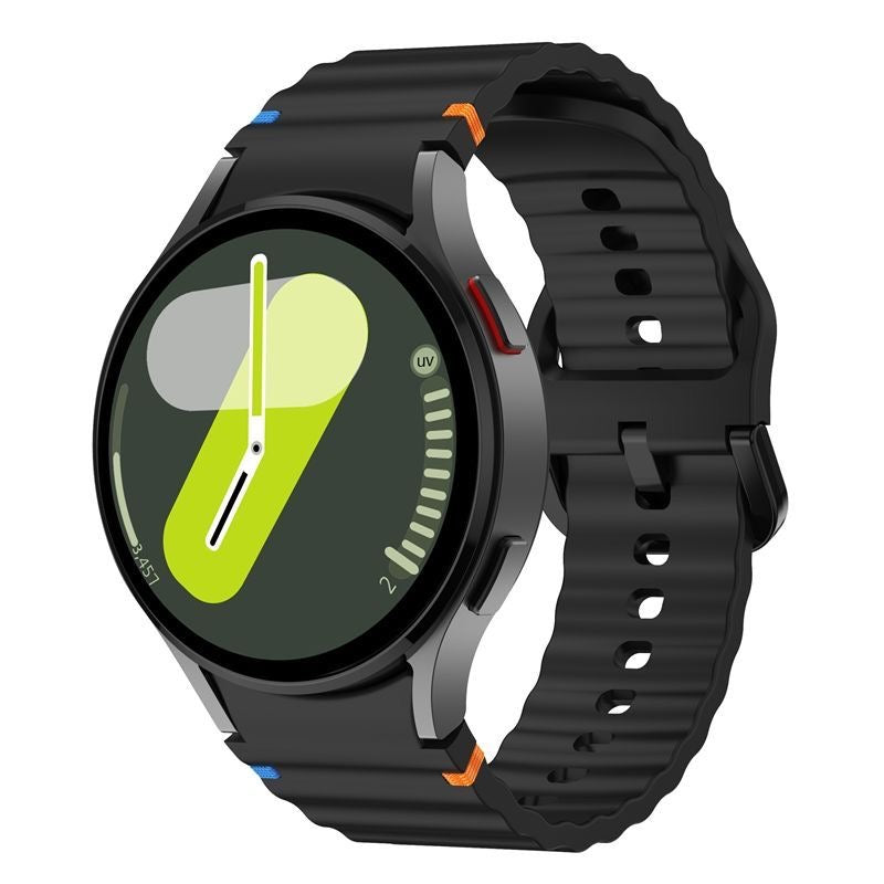 Load image into Gallery viewer, Samsung Galaxy Watch FE - Wavy Pattern Colored Silicone Breathable Watch Band - i-Station Mobile Phone &amp; Electronic Device Repair and Accessories
