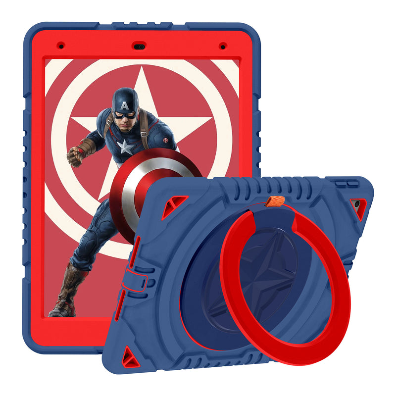 Load image into Gallery viewer, [Built-in Rotating Stand] Apple iPad 7/8/9 10.2&#39;&#39; 7/8/9th Gen (2019/2020/2021) Silicone Full-cover Children&#39;s Drop-resistant Case
