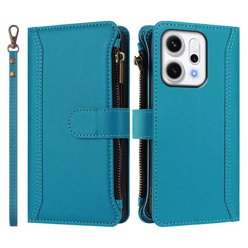 Load image into Gallery viewer, [With Card Slot] OPPO Reno14 &amp; Pro - Multifunctional Flip Phone Case With Magnetic Closure &amp; Wrist Strap
