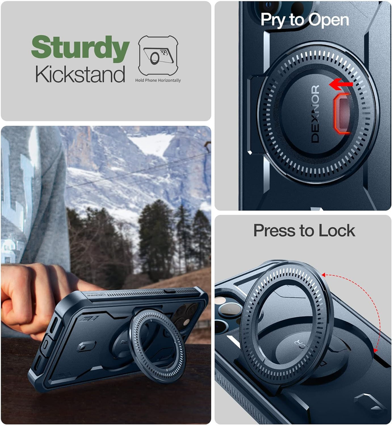 Load image into Gallery viewer, [Magsafe Compatible][Built-in Screen Protector] Apple iPhone 15/Plus/Pro/Max - Military-Grade Rugged Air Cushion Shockproof Case
