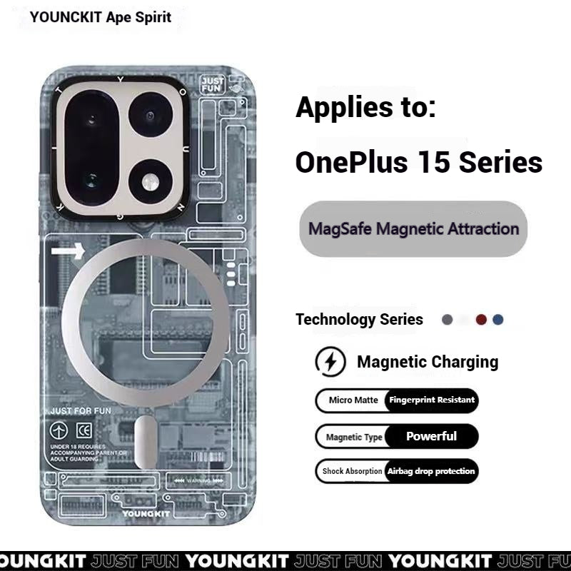Load image into Gallery viewer, [Magsafe Compatible] OnePlus 15 5G - YOUNGKIT Tech Airbag Full-Body Shockproof Case
