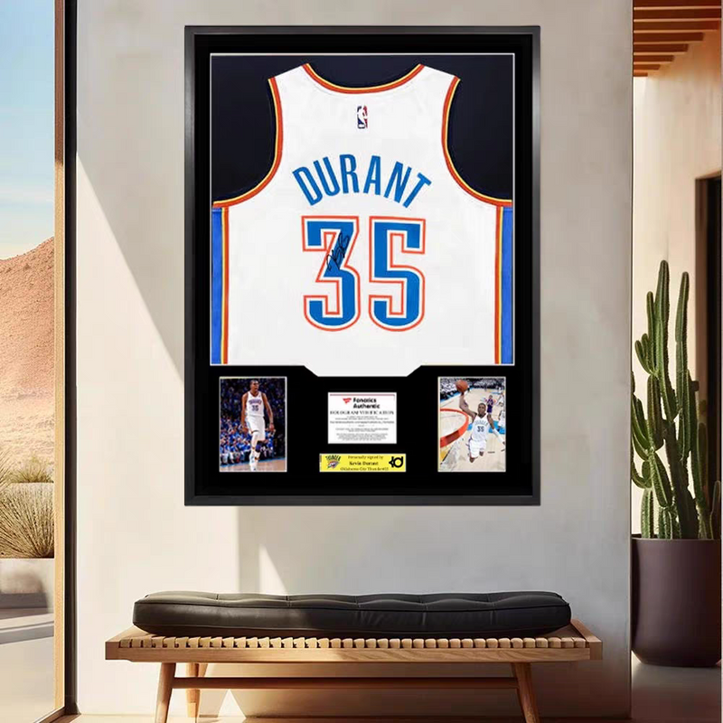 Load image into Gallery viewer, Kevin Durant Oklahoma City Thunder Framed Jersey Display – Facsimile Signature Edition - i-Station Mobile Phone &amp; Electronic Device Repair and Accessories
