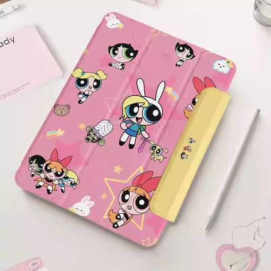 [Detachable][Built-in Pen Slot] Apple iPad 10.9/11'' 10/11th Gen (2022/2025) Power Girls Magnetic Full-Cover Protective Case - i-Station Mobile Phone & Electronic Device Repair and Accessories
