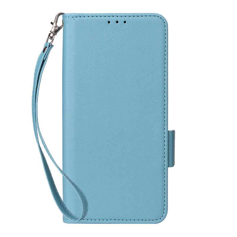 Load image into Gallery viewer, [With Card Slot] OPPO A5 Pro 5G - Premium Lychee-Grain Flip Leather Case With Detachable Wrist Strap
