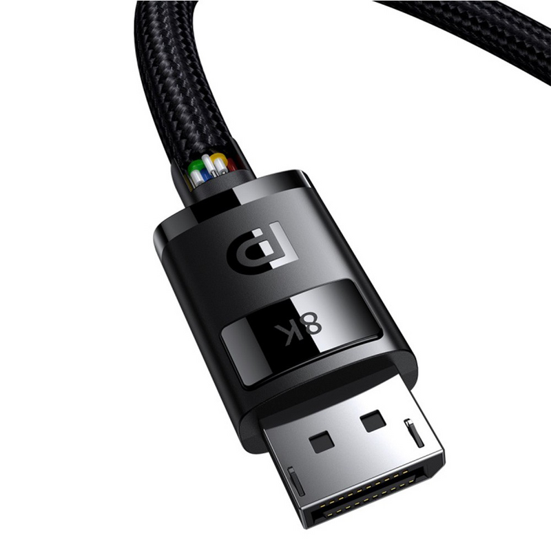 Load image into Gallery viewer, Baseus High Definition Series DP 8K to DP 8K Adapter Cable 3M - Cluster Black - i-Station Mobile Phone &amp; Electronic Device Repair and Accessories
