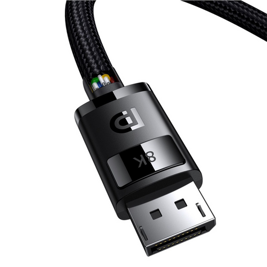 Baseus High Definition Series DP 8K to DP 8K Adapter Cable 3M - Cluster Black - i-Station Mobile Phone & Electronic Device Repair and Accessories
