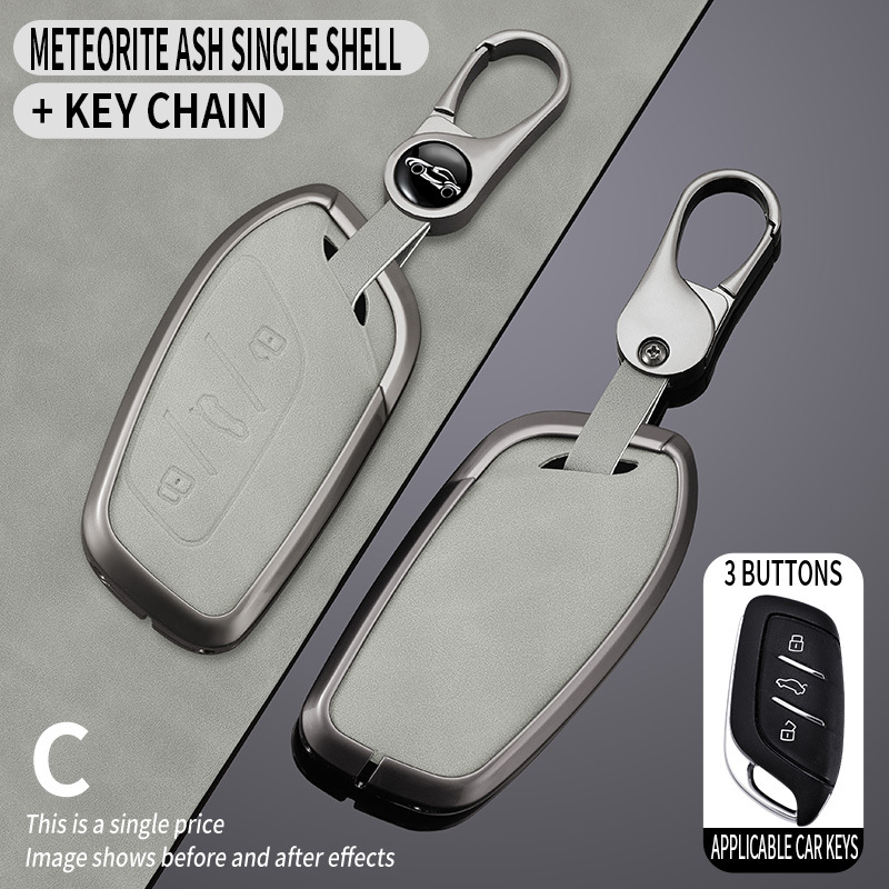 Load image into Gallery viewer, Roewe Zinc Alloy Full Protection Car Key Fob Case Cover For RX5 PLUS, i5, i6 MAX,  D7, CLEVER, RX3, IMAX8, ei5, ei6
