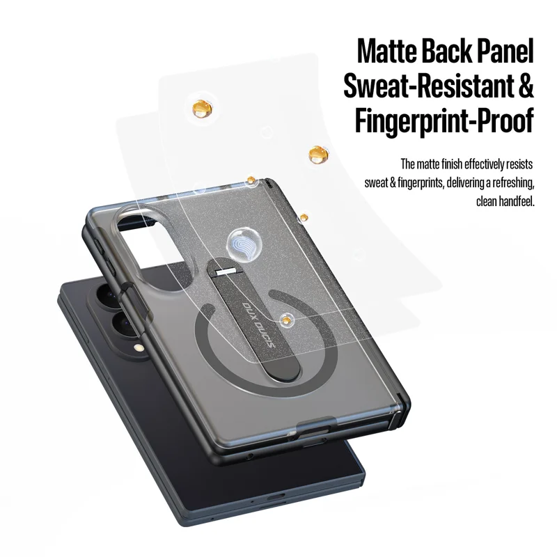 Load image into Gallery viewer, Samsung Galaxy Z Fold 8 (SM-F971) Minimalist Business Magnetic Stand Matte Case
