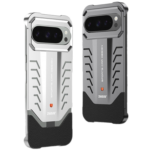 Google Pixel 9 & Pro - Borderless Aluminum Alloy Auto-Lock Cooling Phone Case