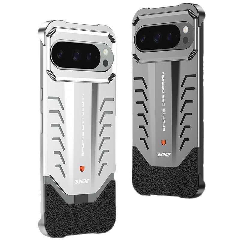 Load image into Gallery viewer, Google Pixel 9 &amp; Pro - Borderless Aluminum Alloy Auto-Lock Cooling Phone Case
