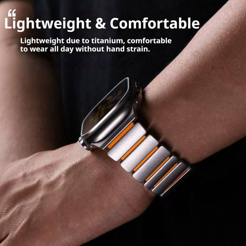 Load image into Gallery viewer, [49mm] Apple Watch Ultra 1/2/3 Dual-Layer Design with Titanium and Silicone Watch Band - i-Station Mobile Phone &amp; Electronic Device Repair and Accessories
